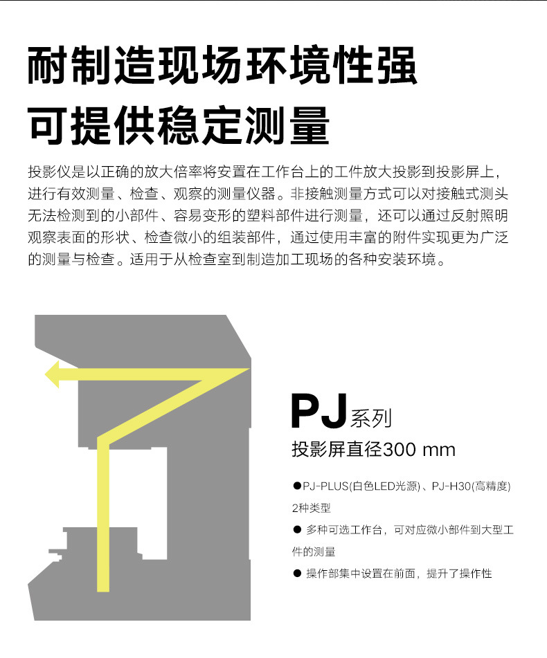 Mitutoyo日本三丰投影机PJ-P2010A