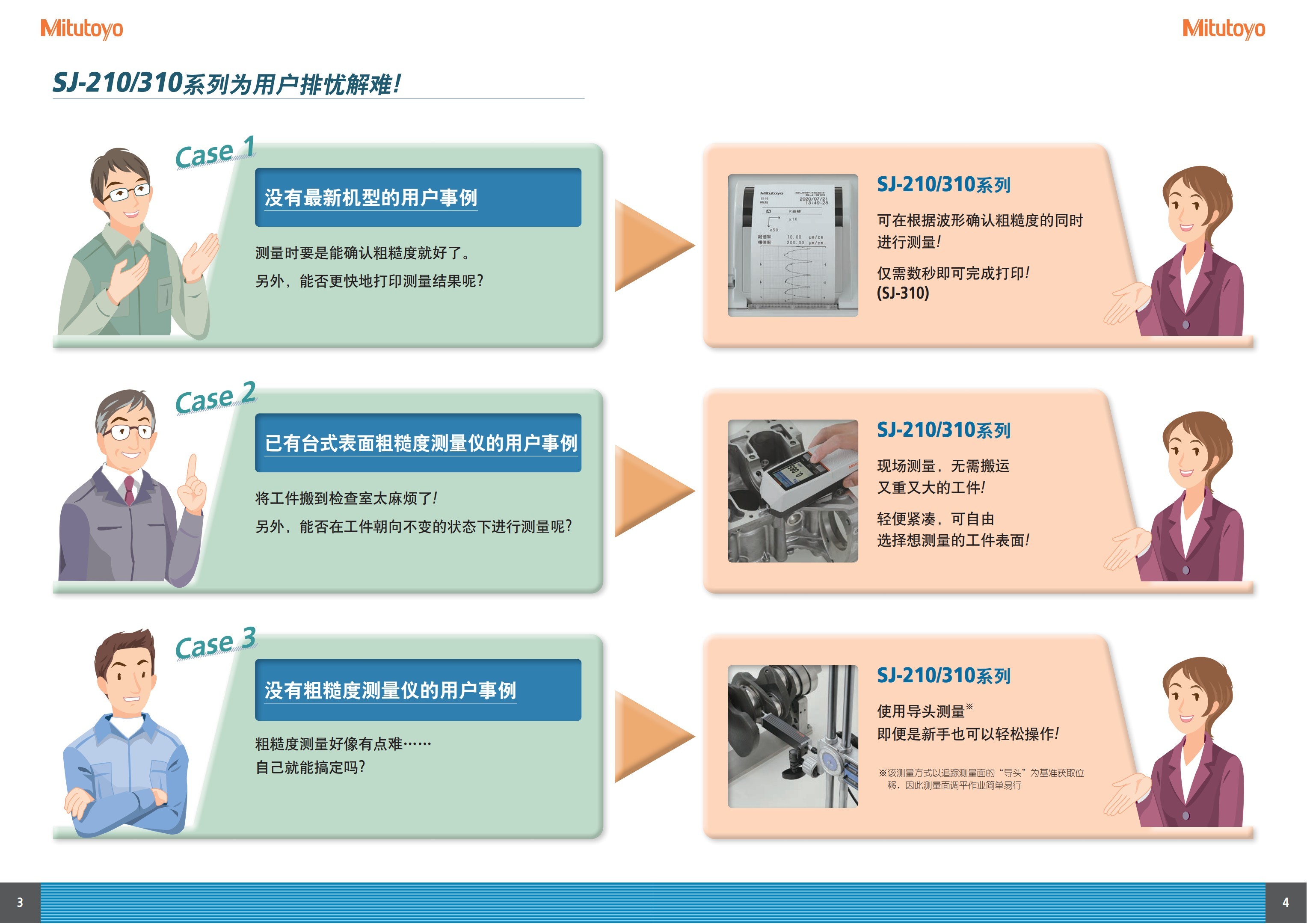 三丰Mitutoyo粗糙度仪 SJ-210使用方法及测量部件
