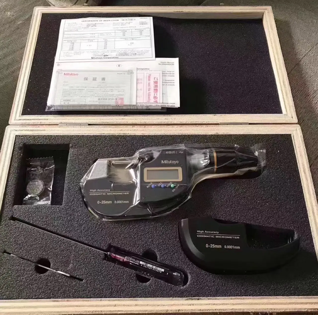 三丰mitutoyo数显万分尺293-100-10