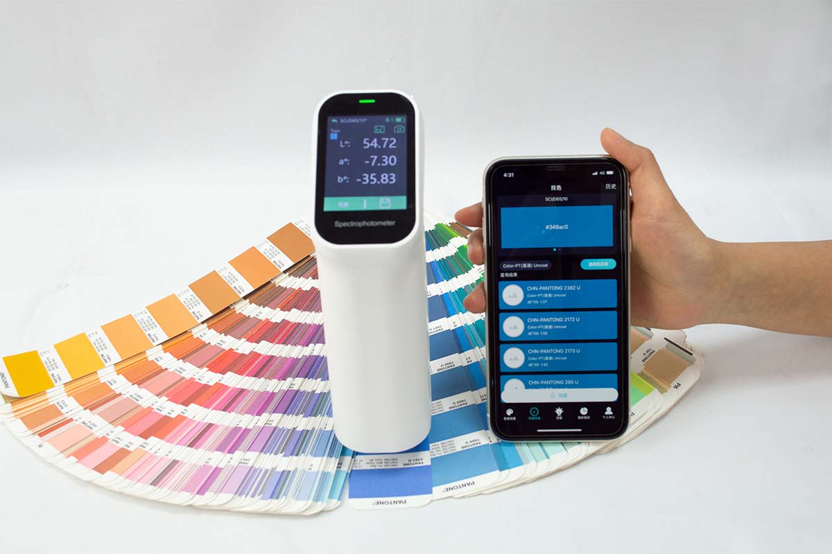 便携式分光色差仪 测色仪彩谱