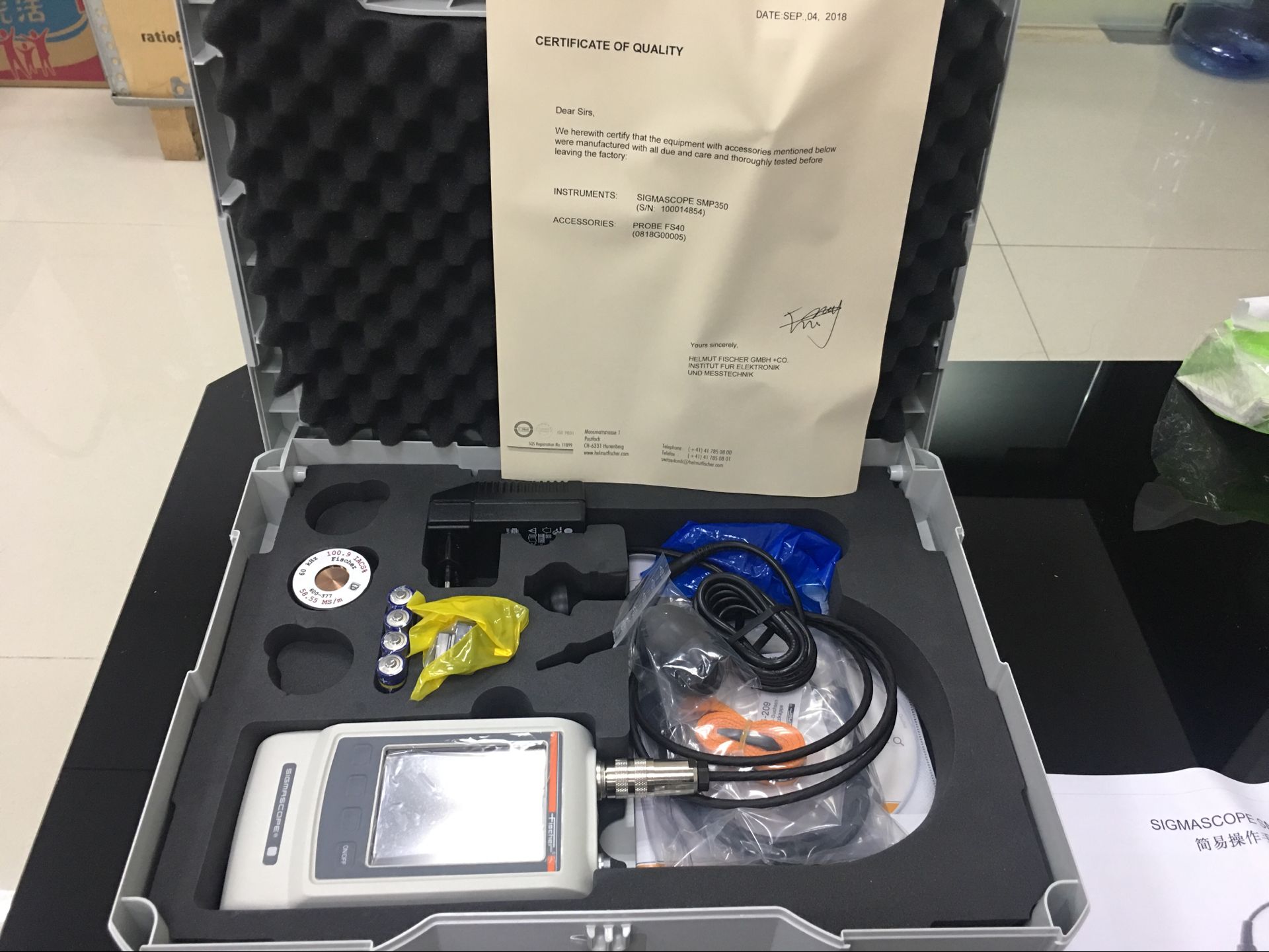 菲希尔Fischer涂层测厚仪 SMP350