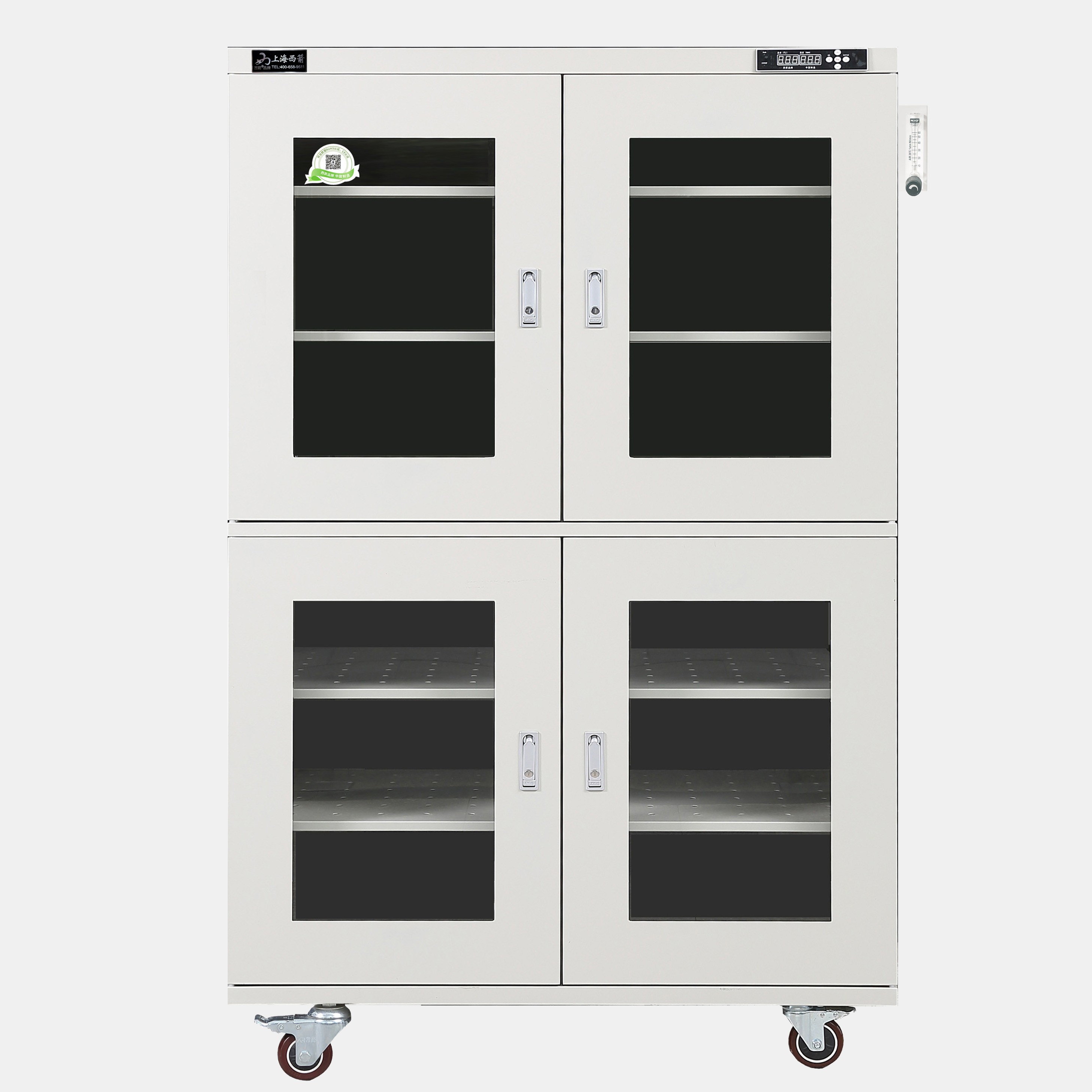 如何判断电子防潮氮气柜内气体置换了一次